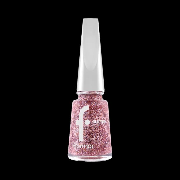 Flormar Glitter Nail Enamel - GL39 In Silver (11 ml)