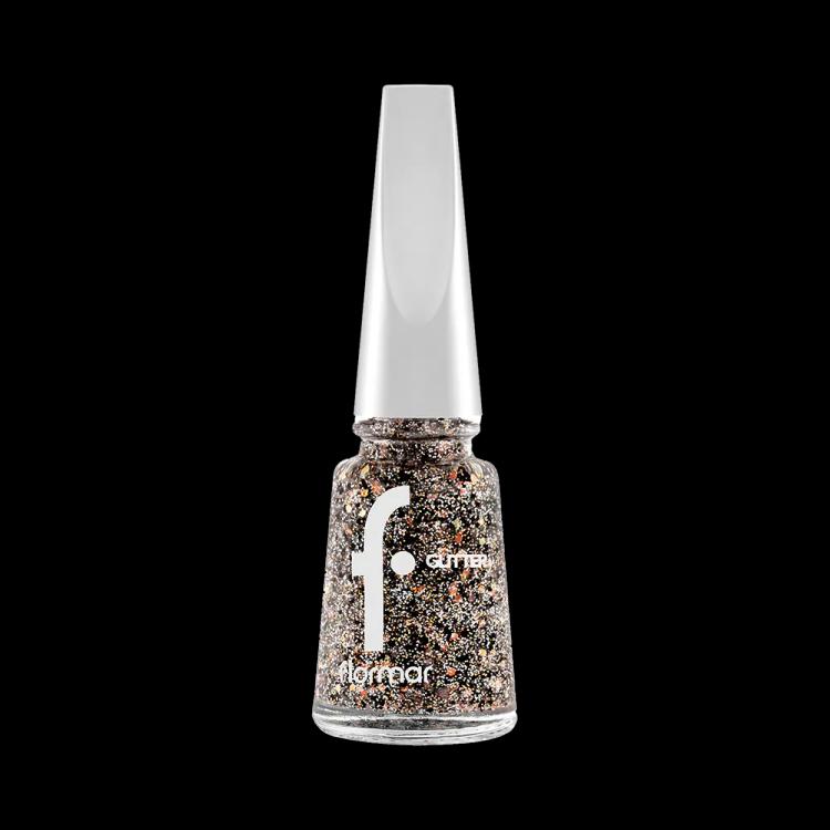 Flormar Glitter Nail Enamel - GL42 Copper (11 ml)