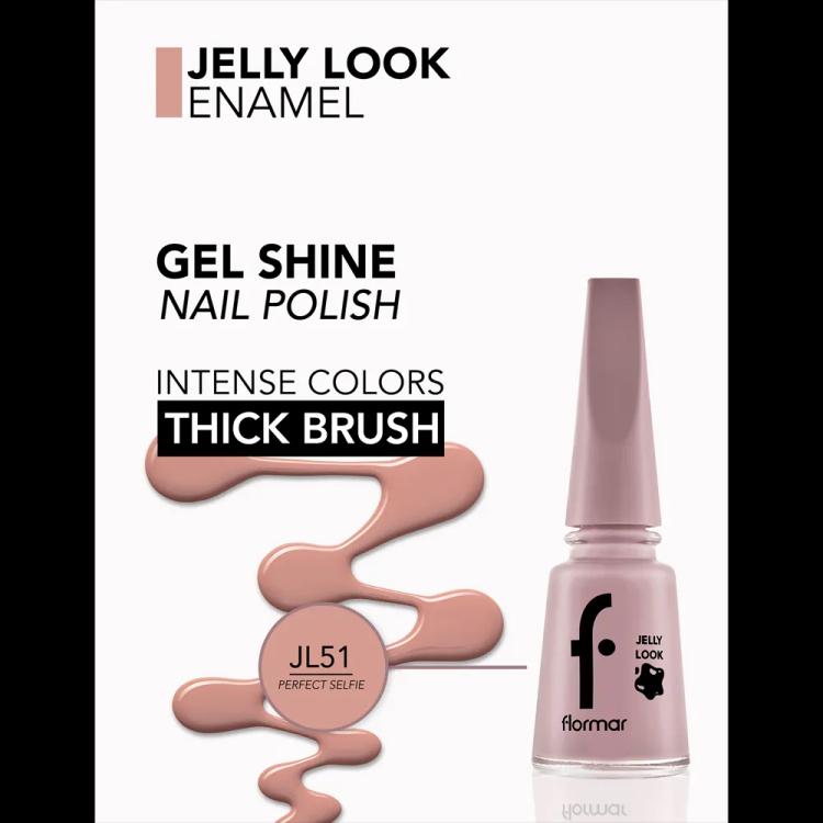 Flormar Jelly Look Nail Enamel - JL51 Perfect Selfie (11 ml)
