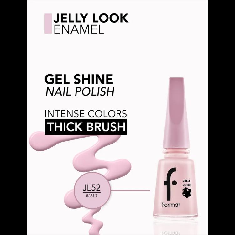Flormar Jelly Look Nail Enamel - JL52 Barbie (11 ml)