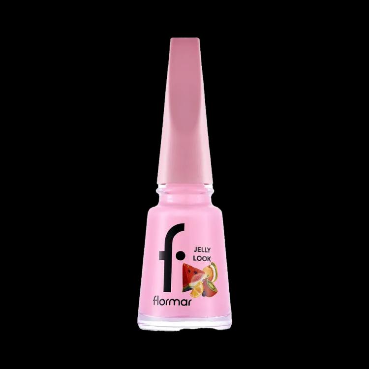 Flormar Jelly Look Nail Enamel - JL101 Lilly Pilly Berry (11 ml)