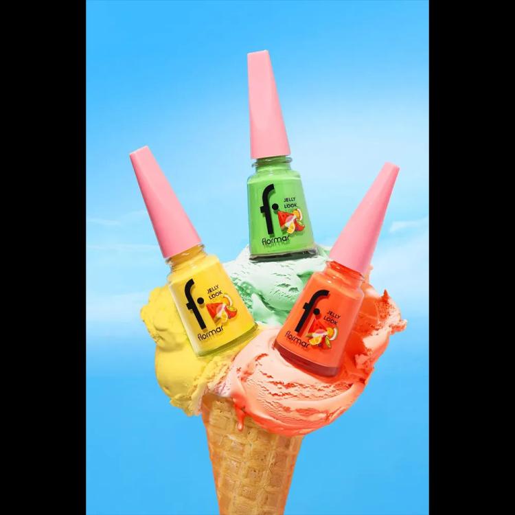 Flormar Jelly Look Nail Enamel - JL101 Lilly Pilly Berry (11 ml)