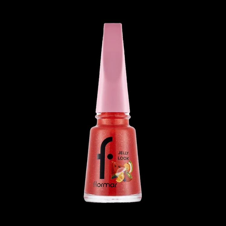 Flormar Jelly Look Nail Enamel - JL105 My Strawberry (11 ml)