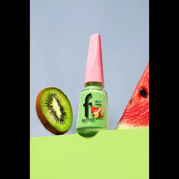 Flormar Jelly Look Nail Enamel - JL97 Porcelain Berry (11 ml)