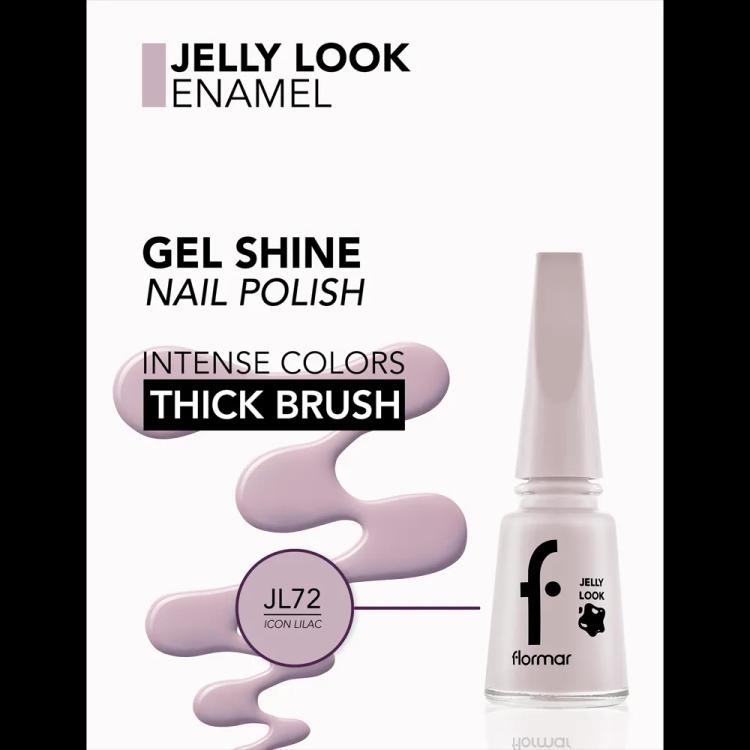 Flormar Jelly Look Nail Enamel - JL72 Icon Lilac (11 ml)