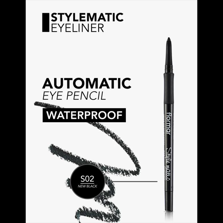 Flormar Style Matic Eyeliner - S02 New Black (0.35 g)