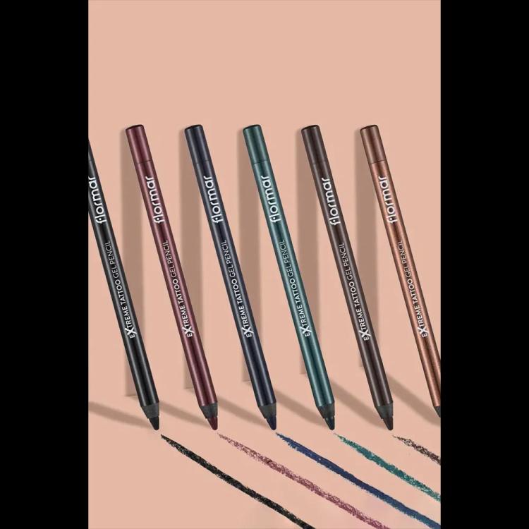 Flormar Extreme Tattoo Gel Pencil - 002 Walnut (1.2 g)