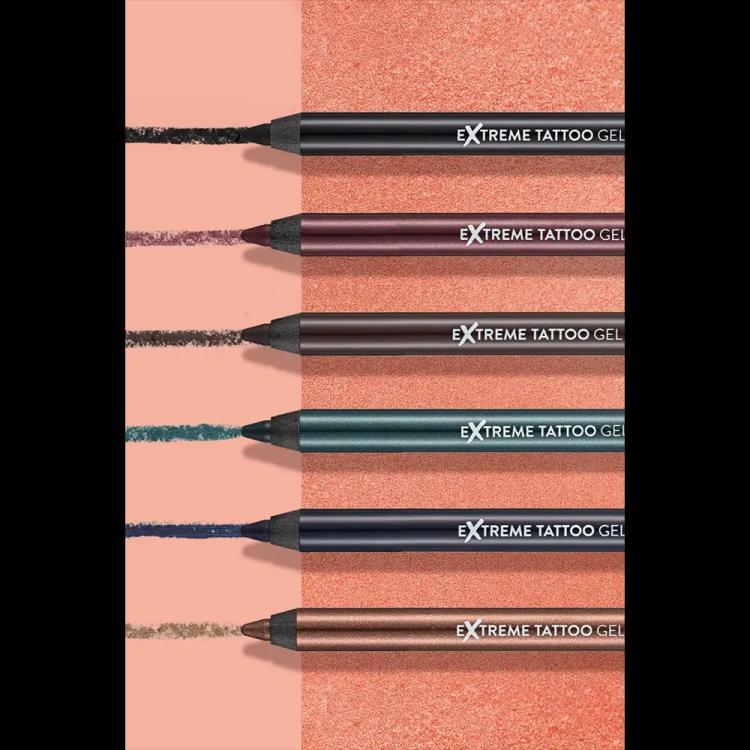 Flormar Extreme Tattoo Gel Pencil - 006 Onyx (1.2 g)