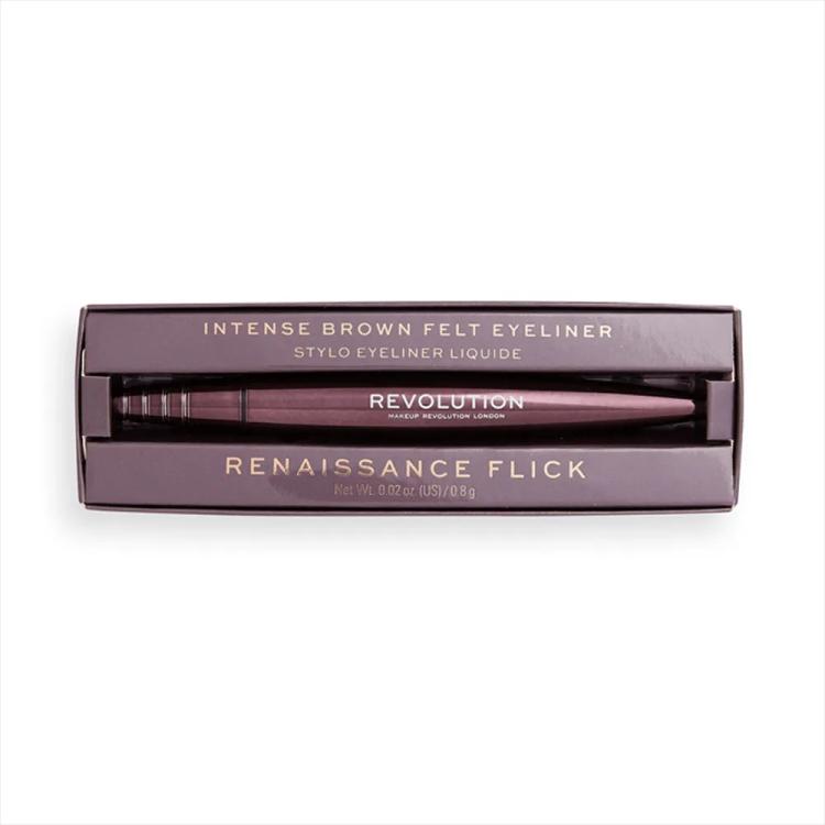 Makeup Revolution Renaissance Flick Eyeliner - Brown (0.8 g)