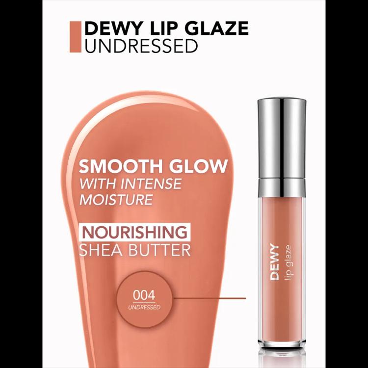 Flormar Dewy Lip Glaze - 004 Undressed (4.5 g)