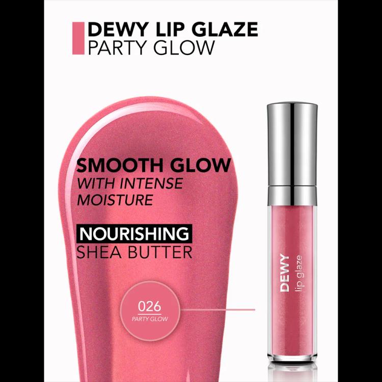 Flormar Dewy Lip Glaze - 026 Party Glow (4.5 g)