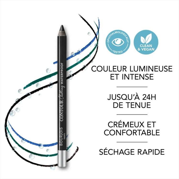 Bourjois Clubbing Waterproof Eye Pencil - 76 Bleu Soiree