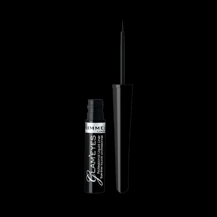 Rimmel London Glam'Eyes Professional Liquid Eyeliner - Black Glamour