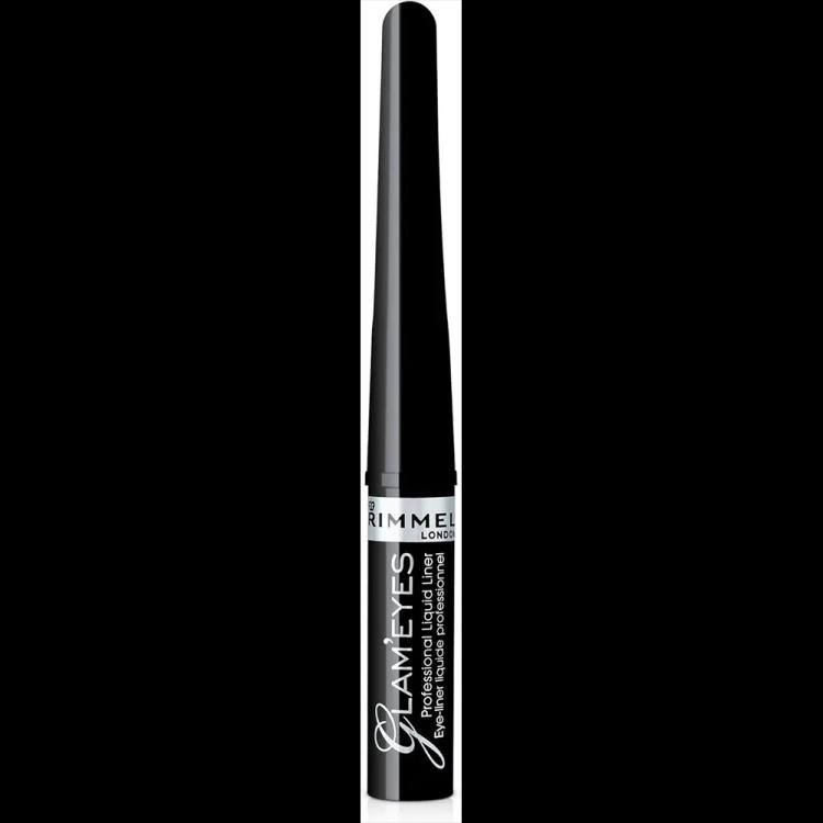 Rimmel London Glam'Eyes Professional Liquid Eyeliner - Black Glamour