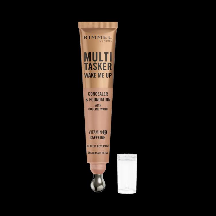 Rimmel London Multi-Tasker Wake Me Up Concealer & Foundation - 055 Classic Beige