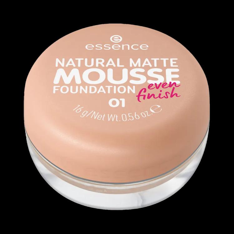 Essence Natural Matte Mousse Foundation 01