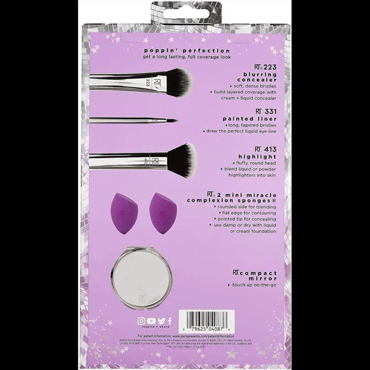 Real Techniques Poppin Perfection Makeup Brush Set