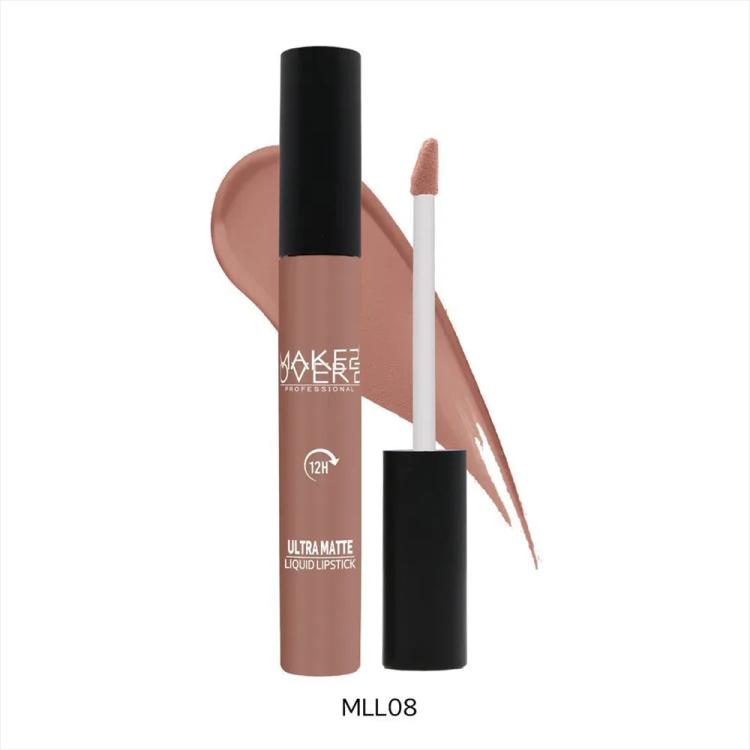 Make Over 22 Ultra Matte Liquid Cream Lipstick - MLL08 (5 ml)