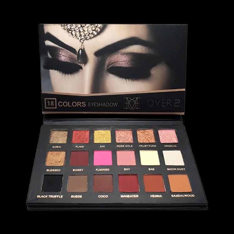 Make Over 22 18 Colors Eyeshadow Palette - M2201