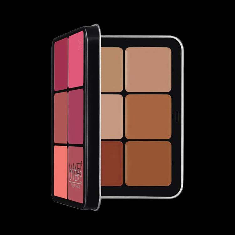 Make Over 22 HD Face Kit Blush, Lipstick, Foundation & Contour - CB001