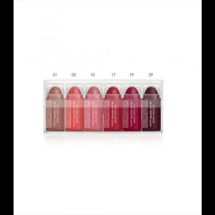 Golden Rose Lipstick Mix 1 - 6pcs