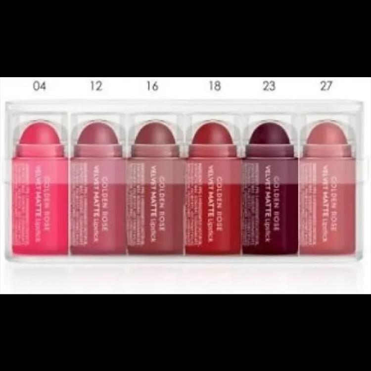 Golden Rose Lipstick Mix 2 - 6pcs