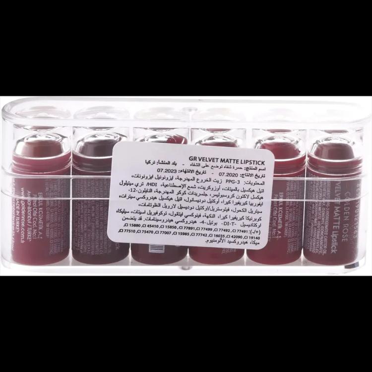 Golden Rose Lipstick Mix 2 - 6pcs