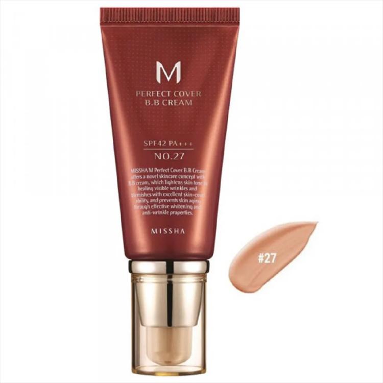 Missha M Perfect Cover BB Cream SPF 42 PA+++ - 27 Honey Beige