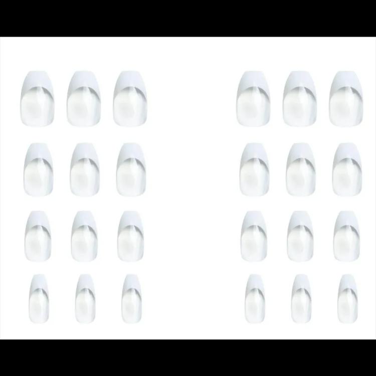 KATIA Press On Gel Nail Coffin Shape - 12 French