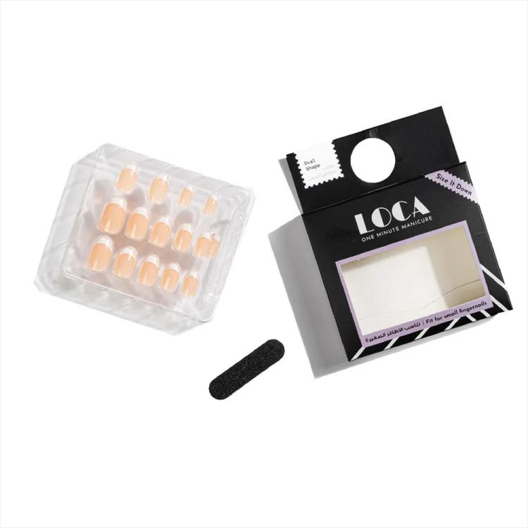 LOCA Small Nails Oval Shape - N7 French Natural