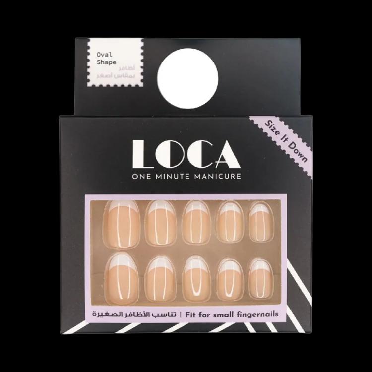 LOCA Small Nails Oval Shape - N7 French Natural