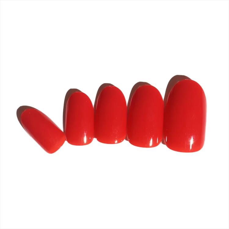 LOCA Small Nails Oval Shape - N4 Red