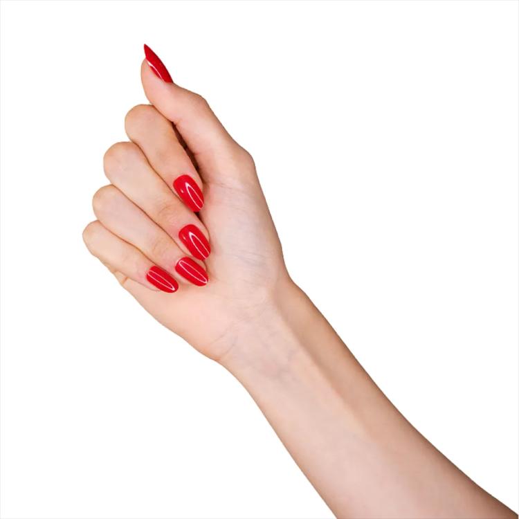 LOCA Small Nails Oval Shape - N4 Red