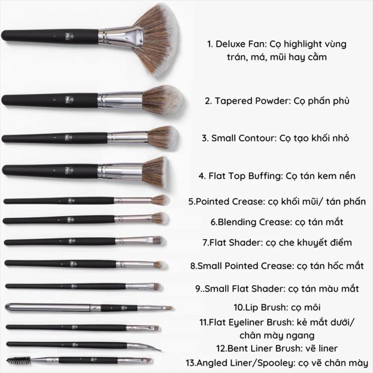 BH Cosmetics Studio Pro Brush Set - 13 pcs