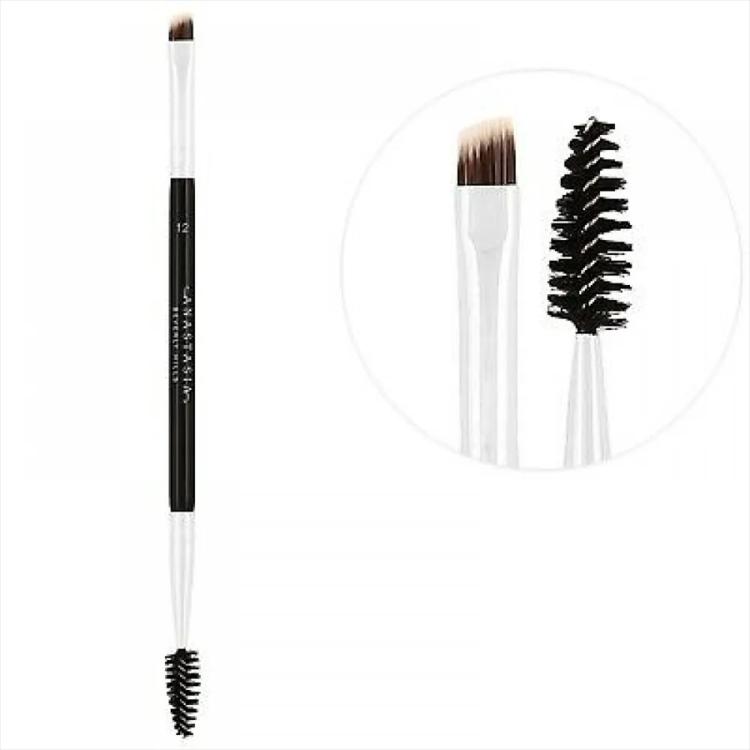 Anastasia Beverly Hills Dual-Ended Firm Angled Brush, 12