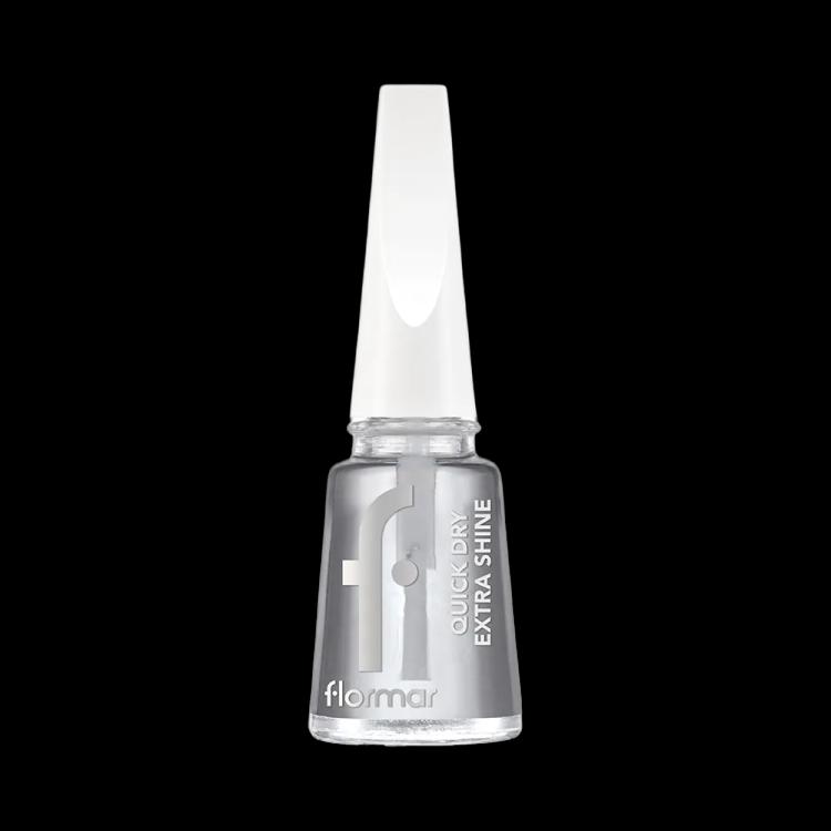 Flormar Quick Dry Extra Shine Top Coat Nail Polish - 11 ml