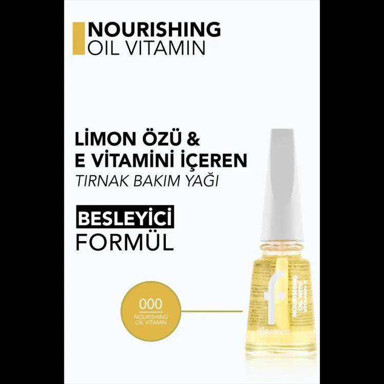 Flormar Nourishing Oil with Vitamin E - 11 ml
