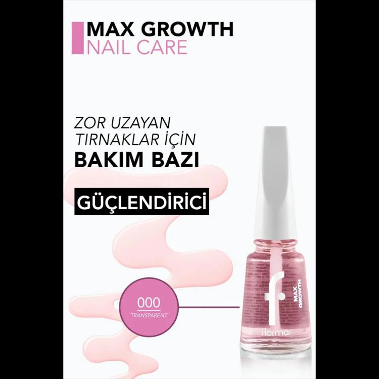 Flormar Max Growth Nail Polish Primer - 11 ml