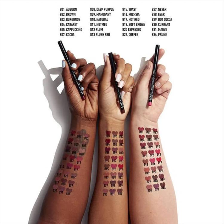 NYX Professional Makeup Slim Lip Pencil - 817 Hot Red (1.04 g)