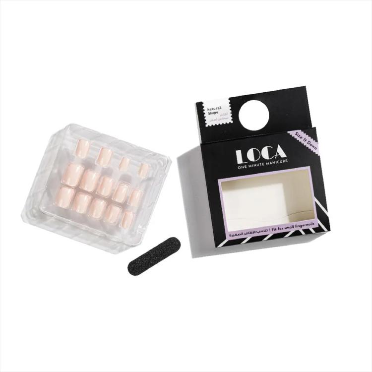 LOCA Small Nails Natural Shape - N8 Marshmallow