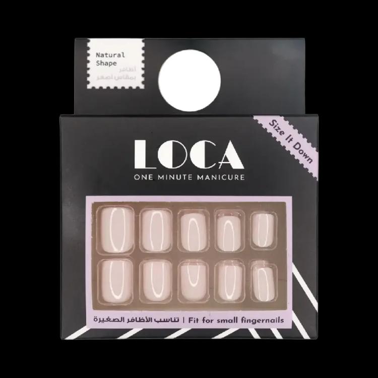 LOCA Small Nails Natural Shape - N8 Marshmallow