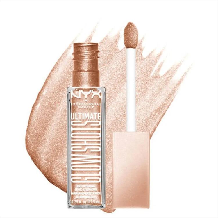 NYX Professional Makeup Ultimate Glow Shots Liquid Eyeshadow - 05 Highkey Lychee (7.5 ml)