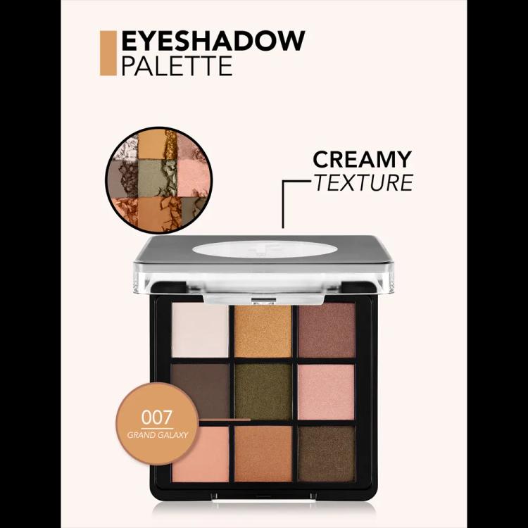 Flormar Eyeshadow Palette - 007 Grand Galaxy (9 g)