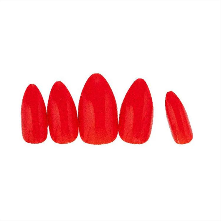 LOCA Press On Nails Stiletto Shape - Red 10