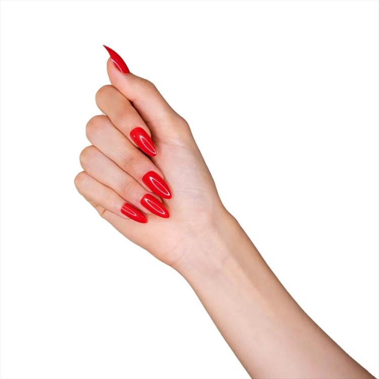 LOCA Press On Nails Stiletto Shape - Red 10