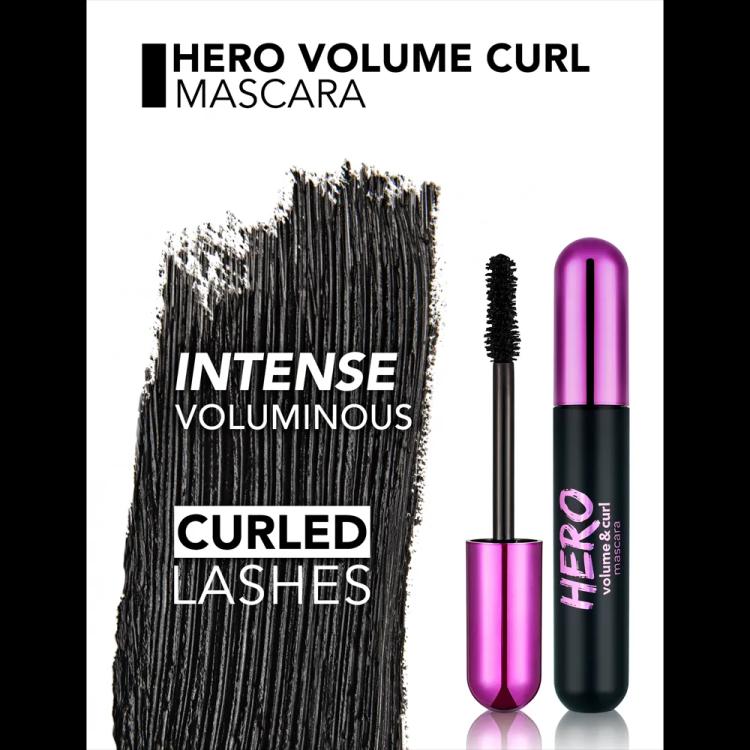Flormar Hero Volume & Curl Mascara - 000 Black (10 ml)