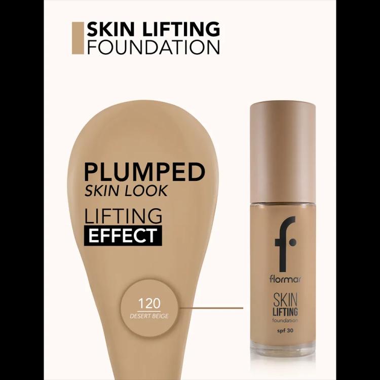 Flormar Skin Lifting Foundation SPF 30 - 120 Desert Beige (30 ml)