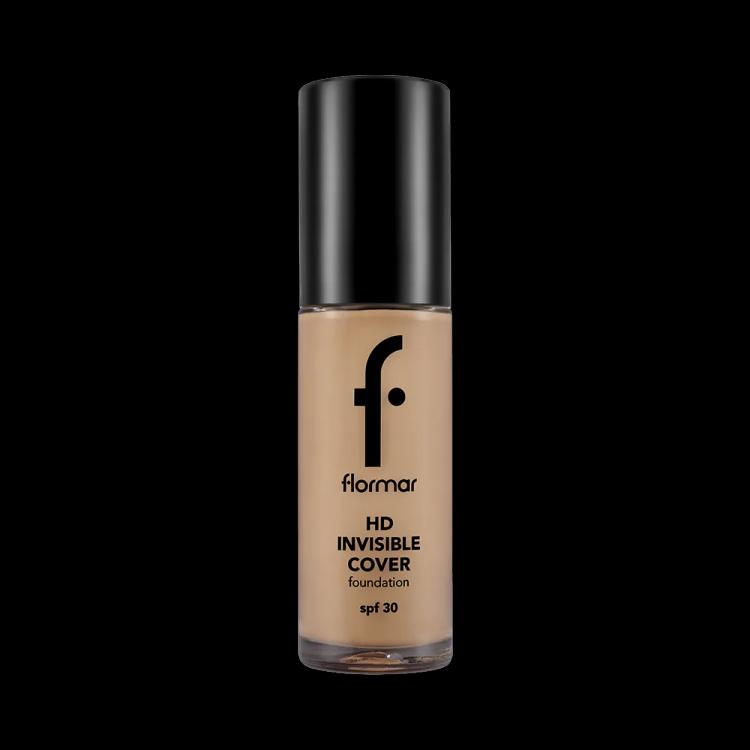 Flormar Invisible Cover HD Foundation SPF 30 - 100 Medium Beige (30 ml)