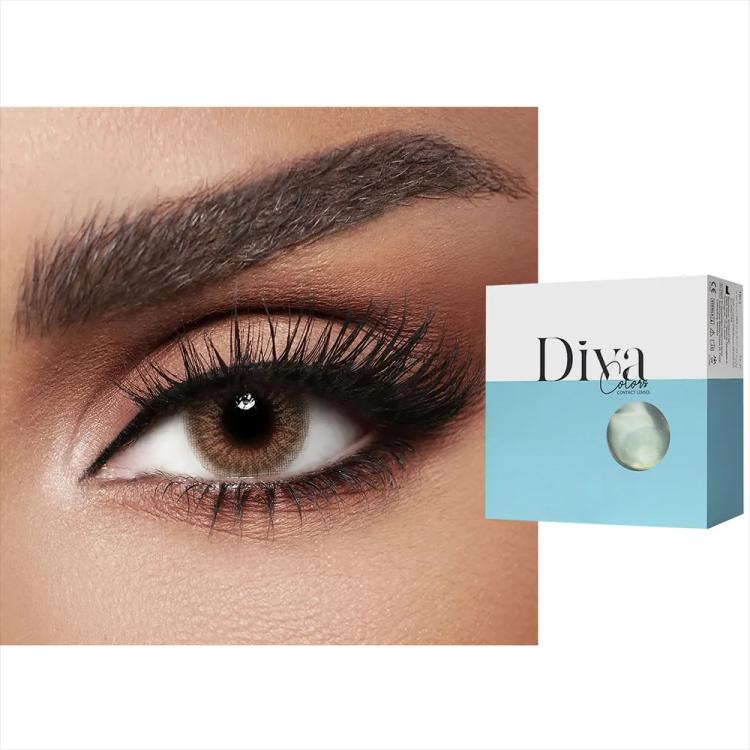 Diva Monthly Color Contact Lenses - Nut (2 Lens)