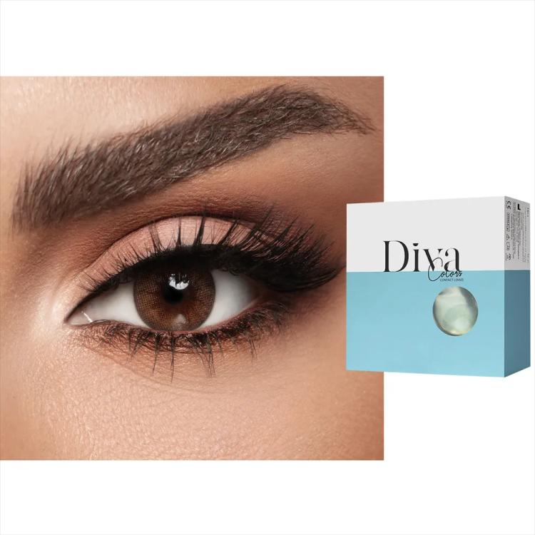 Diva Monthly Color Contact Lenses - Cream (2 Lens)